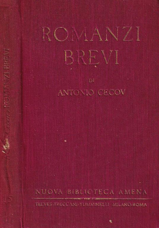 Romanzi brevi - Anton Cechov - copertina