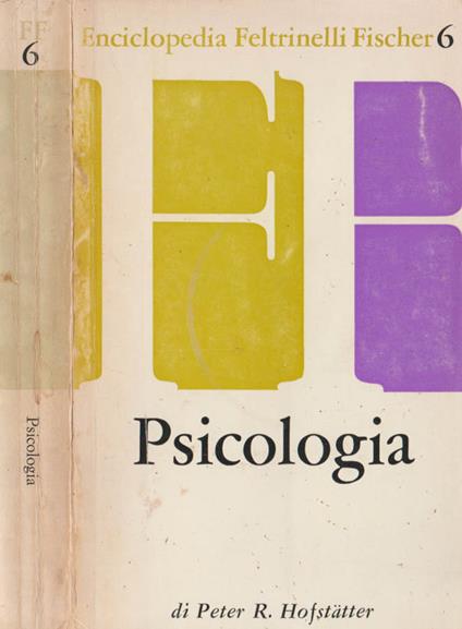 Psicologia - Peter R. Hofstatter - copertina