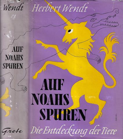 Auf noahs spuren - Herbert Wendt - copertina