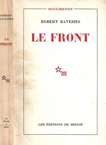 Le front - Robert Daveziez - copertina