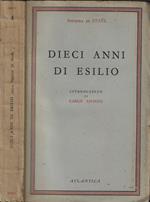 Dieci anni di esilio