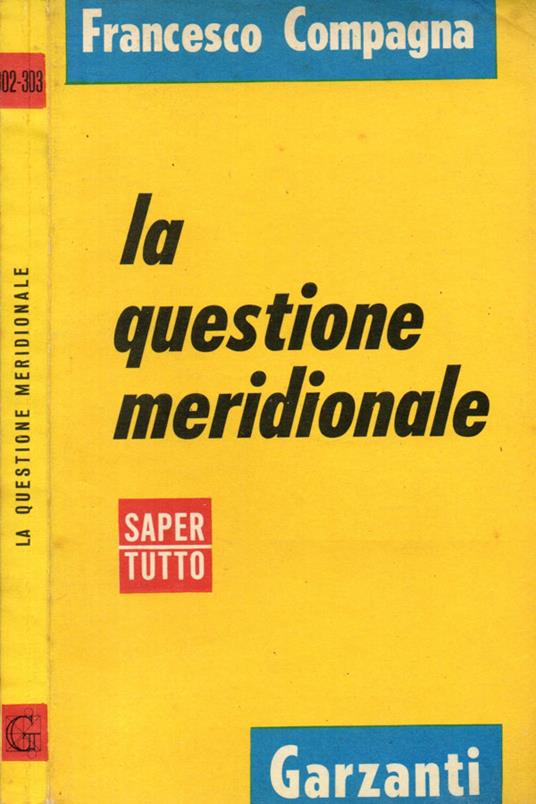 La questione meridionale - Francesco Compagna - copertina