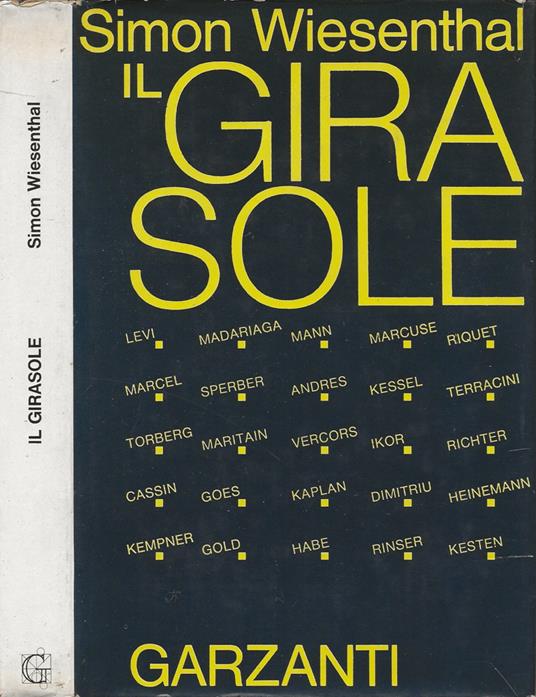 Il girasole - Simon Wiesenthal - copertina