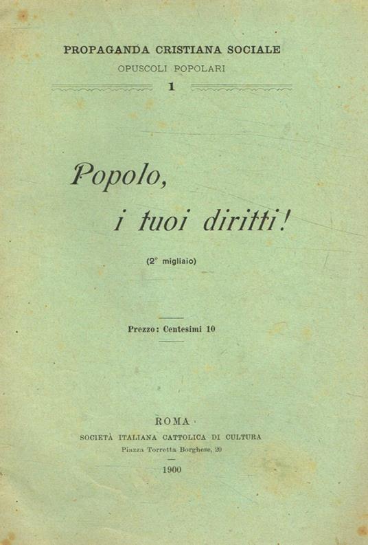 Popolo, i tuoi diritti! - copertina