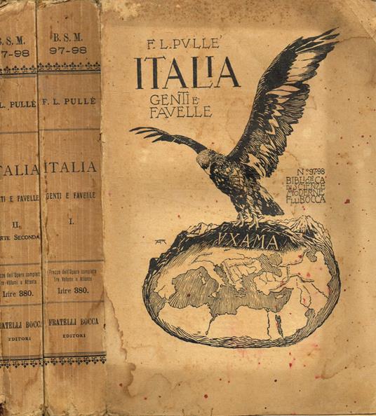 Italia gente e favelle vol.I, II/2 - Francesco L. Pullé - copertina