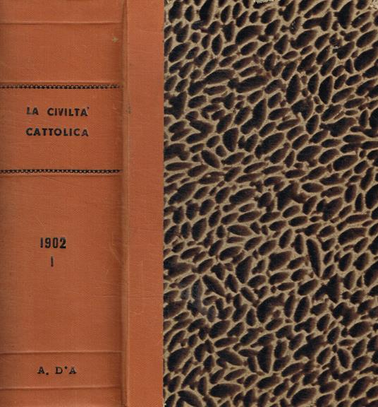 La civiltà cattolica anno cinquantesimoterzo, vol. V, VI della serie decimaottava - copertina