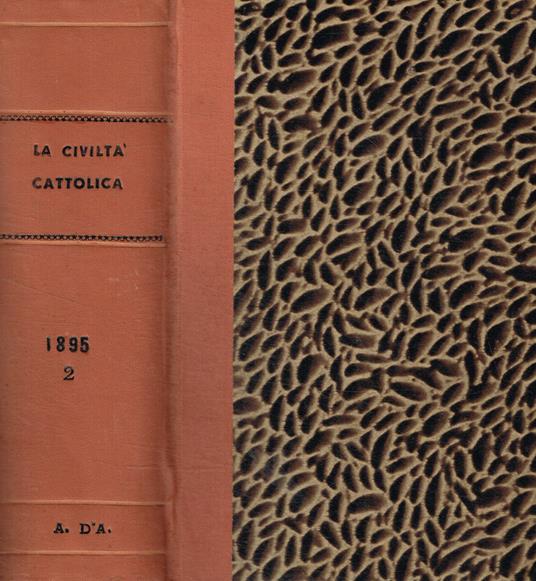 La civiltà cattolica anno quarantesimosesto vol.III, IV della serie decimasesta - copertina