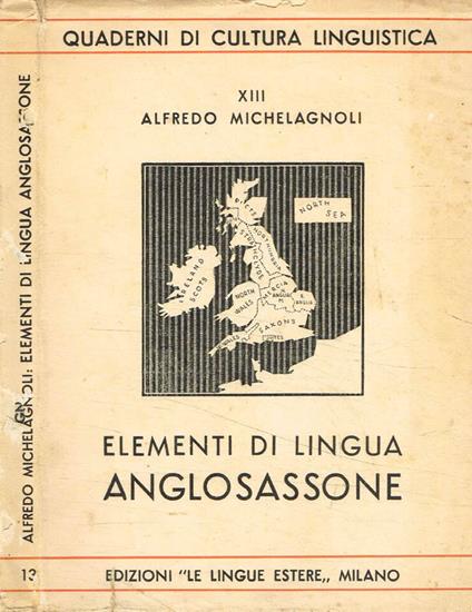 Elementi di lingua anglosassone - copertina