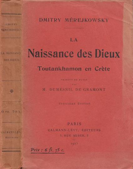 La Naissance des Dieux - copertina