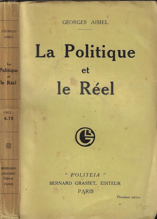 La politique et le Réel - copertina