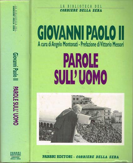 Parole sull'uomo - copertina