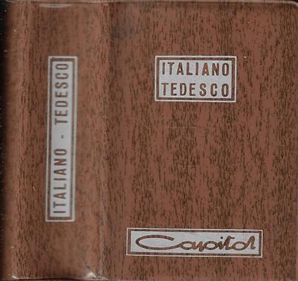 Dizionario italiano-tedesco - copertina