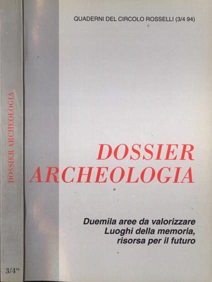 Dossier archeologia - copertina