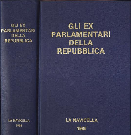 Gli ex parlamentari della Repubblica - copertina