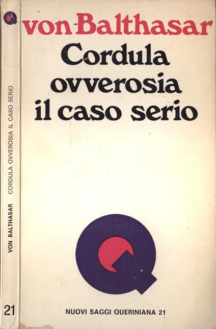 Cordula ovverosia il caso serio - copertina