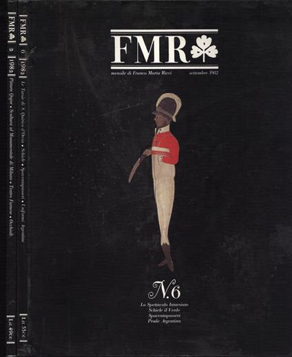 FMR nn. 2 - 6 Anno 1982 - copertina