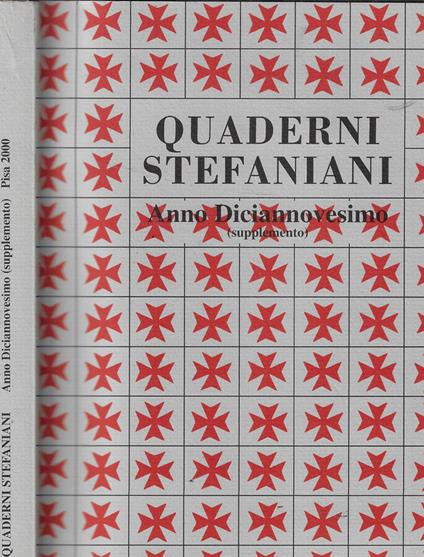 Quaderni stefaniani Anno Diciannovesimo (supplemento) - copertina