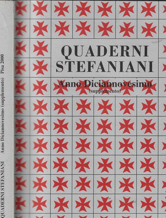 Quaderni stefaniani Anno Diciannovesimo (supplemento) - copertina