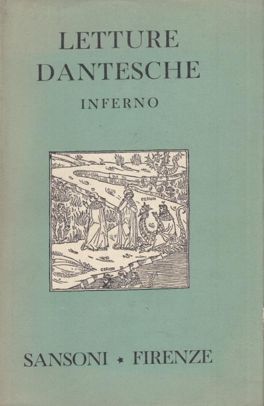 Letture dantesche. Inferno - Giovanni Getto - copertina