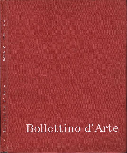 Bollettino d'Arte - copertina