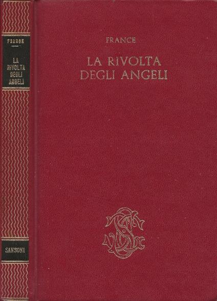 La rivolta degli angeli - Anatole France - copertina