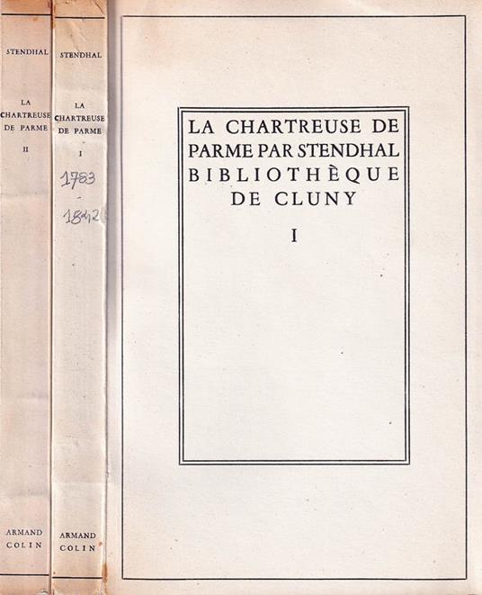 La chartreuse de Parme - Stendhal - copertina