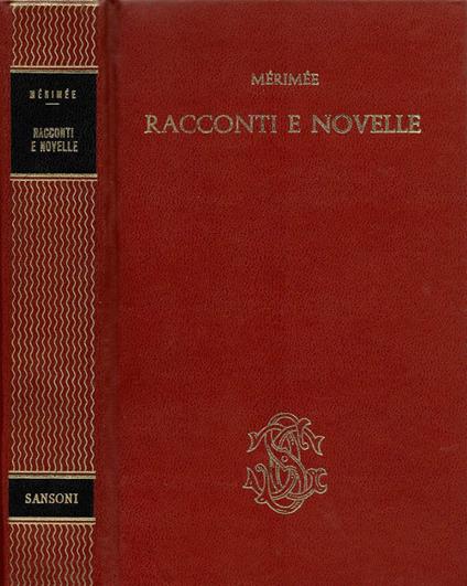 Racconti e novelle - Prosper Mérimée - copertina