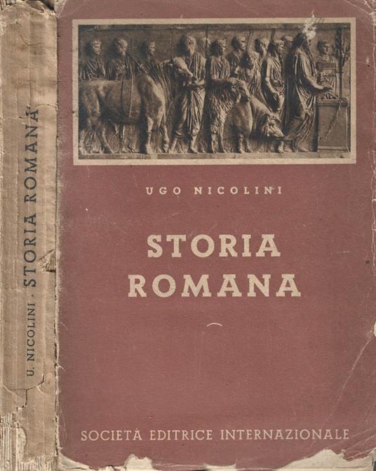 Storia Romana - Ugo Nicolini - copertina