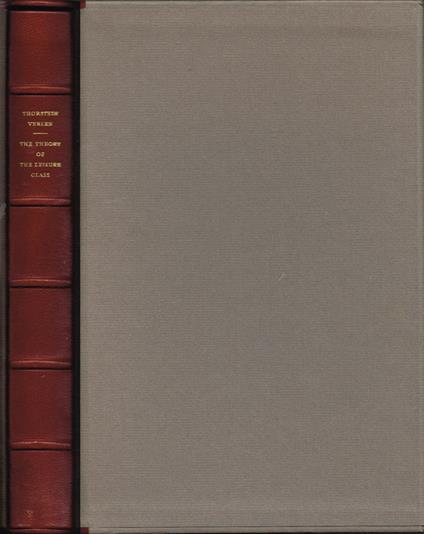 The theory of the leisure class - Thorstein Veblen - copertina