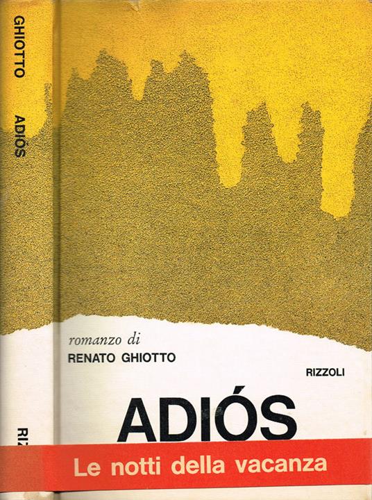 Adios - Renato Ghiotto - copertina