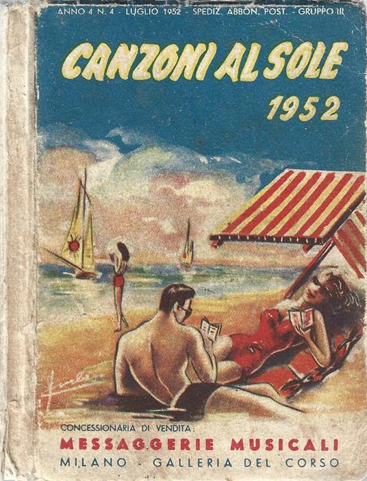 Canzoni al sole 1952 - copertina