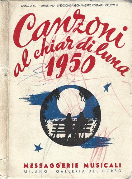 Canzoni al chiar di luna 1950 - copertina