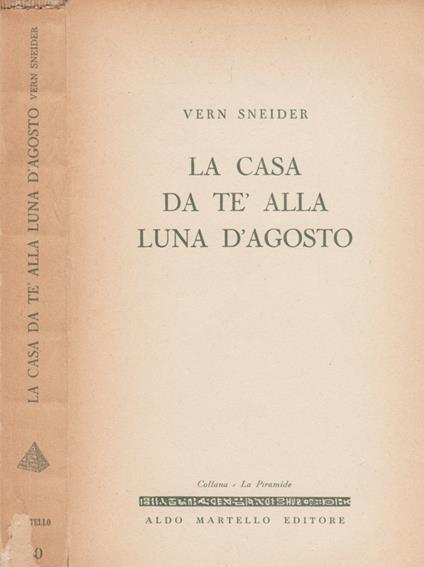 La casa da tè alla luna d'agosto - copertina