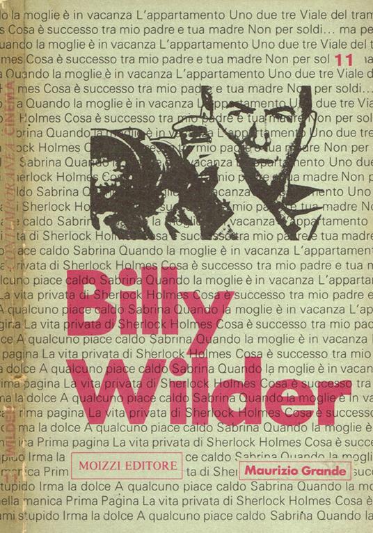 Billy Wilder - Maurizio Grande - copertina