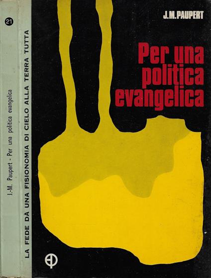 Per una politica evangelica - copertina
