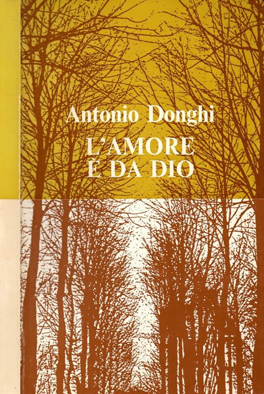 L' amore è da Dio - Antonio Donghi - copertina