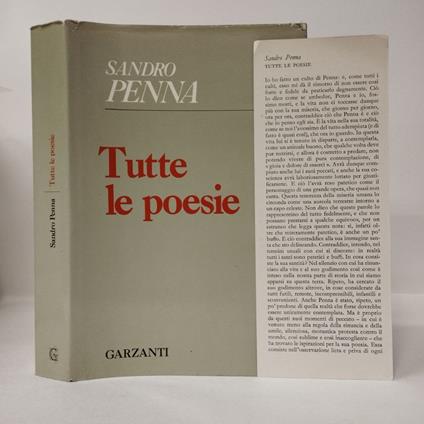 Tutte le poesie - Sandro Penna - Libro Usato - Garzanti - | IBS