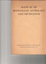 Manual Of Mongolian Astrology And Divination