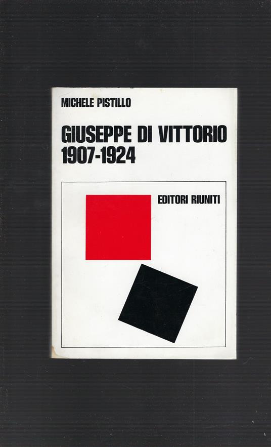 Giuseppe Di Vittorio 1907-1924 - Michele Pistillo - copertina
