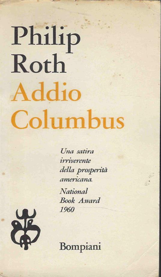 Addio , Columbus e cinque racconti - Philip Roth - copertina