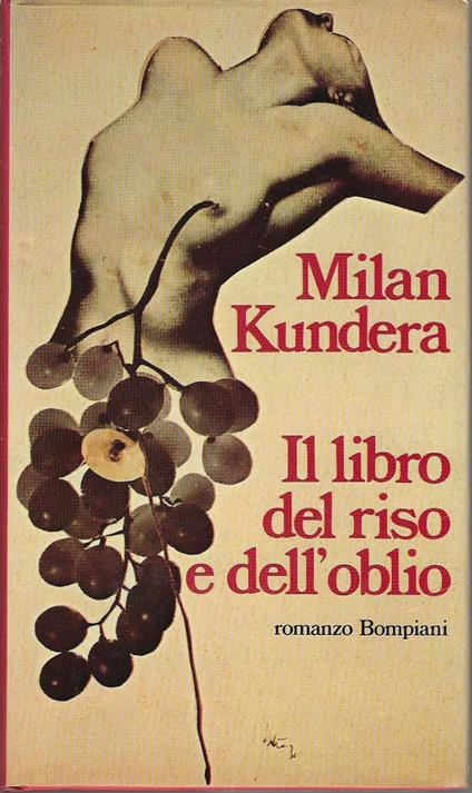 Il libro del riso e dell'oblio - Milan Kundera - copertina