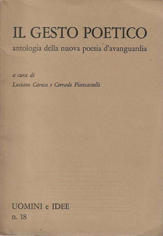Il Gesto Poetico. antologia della nuova poesia d'avanguardia - copertina