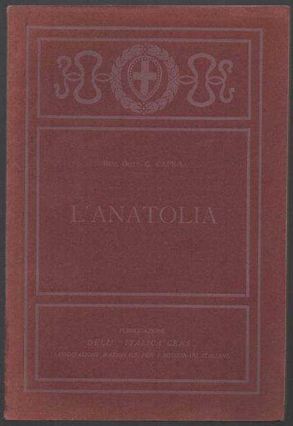 L' Anatolia - Giuseppe Caprara - copertina