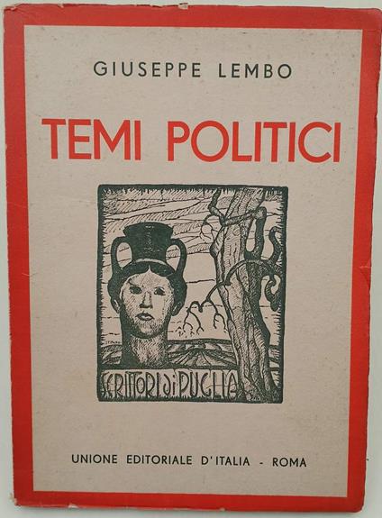 Temi Politici - Giuseppe Lembo - copertina