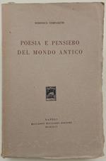 Poesia E Pensiero Nel Mondo Antico