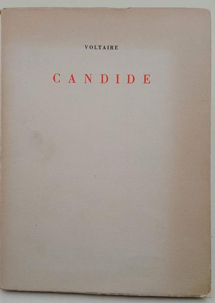 Candide - Voltaire - copertina