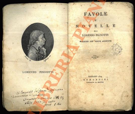 Favole e novelle. Edizione con nuove aggiunte - Lorenzo Pignatti - copertina