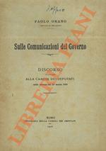 Sulle Comunicazioni del Governo. Discorso pronunciato alla Camera dei Deputati nella tornata del 23 marzo 1920