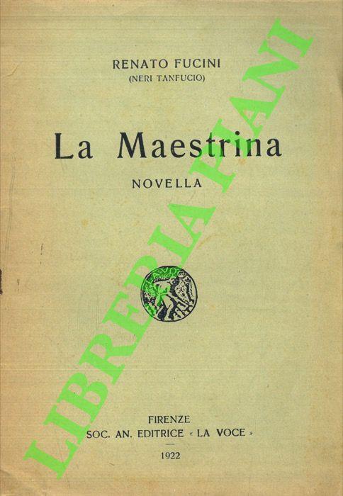 La Maestrina. Novella - Renato Fucini - copertina