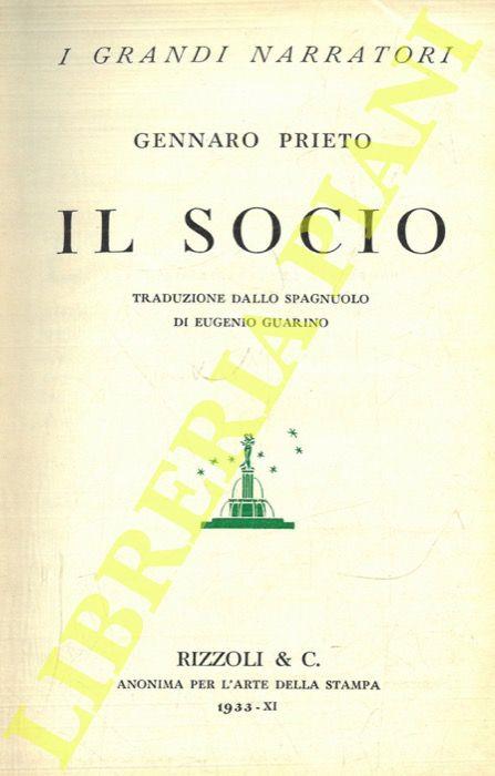 Il socio - Pietro Gennaro - Libro Usato - Rizzoli 